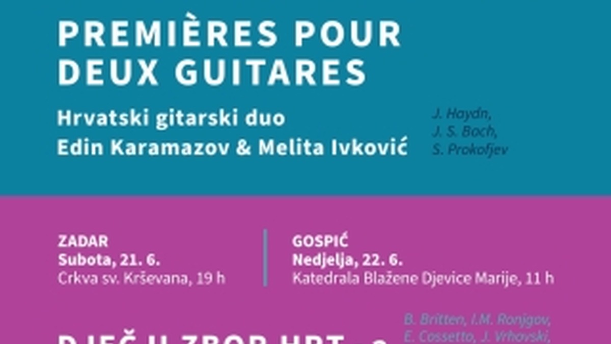 Glazba širom Hrvatske: Lipanj uz HUGO, Konci za klince i koncerti u četiri grada