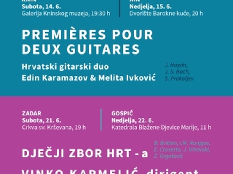 Slika: Glazba širom Hrvatske: Lipanj uz HUGO, Konci za klince i koncerti u četiri grada